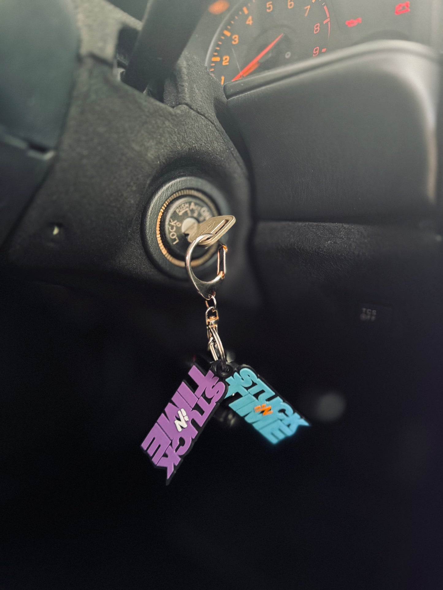 Stuck in Time Keychain
