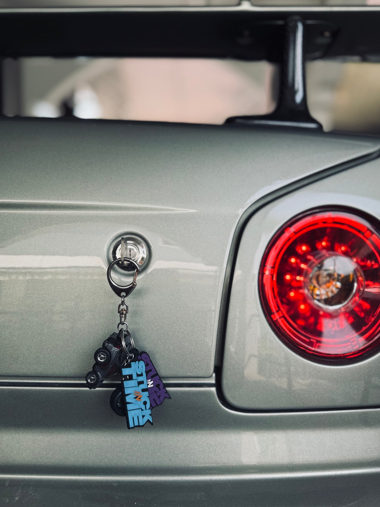 Stuck in Time Keychain