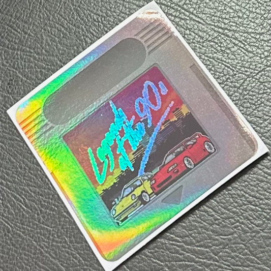 "Arcade Legends" pixel art HOLORGAPHIC sticker alternate colorway